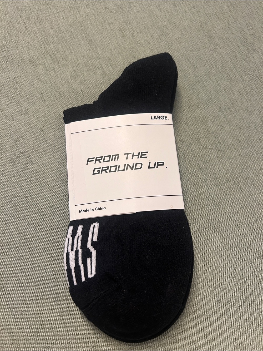 Black Sweetfeet Performance Compression - Mid Crew Sock